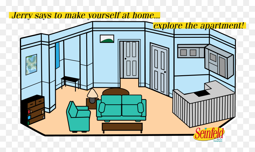Home - Cartoon, HD Png Download - seinfeld png