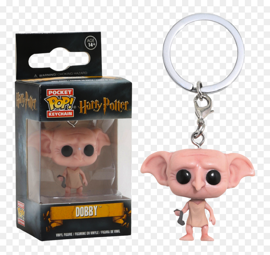 Dobby Pocket Pop Vinyl Keychain - Harry Potter, HD Png Download - dobby png