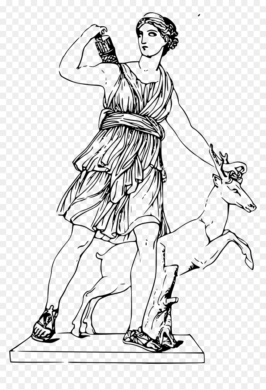 Artemis The Greek Goddess, HD Png Download - goddess png