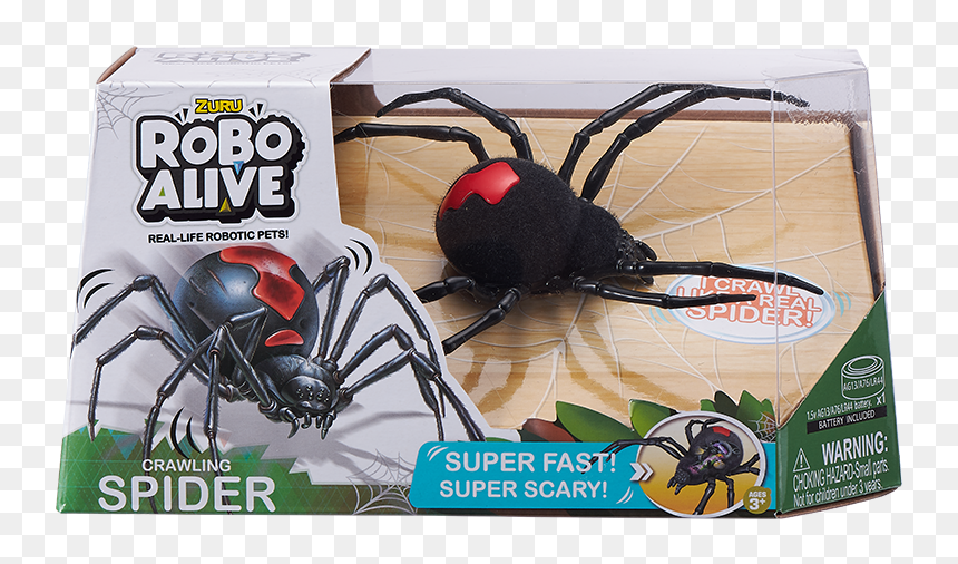 Robo Alive The Spider, HD Png Download - black widow spider png