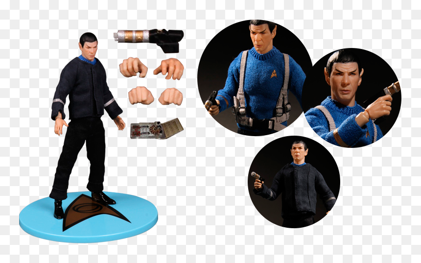12 Collective Star Trek Variant Spock Limited Edition - Mezco Star Trek Spock Cage, HD Png Download - spock png