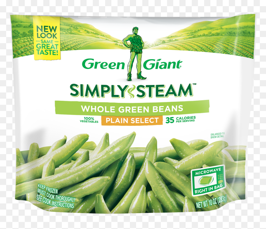 Green Giant® Simply Steam™ Selects Whole Green Beans - Green Giant Broccoli And Cheese, HD Png Download - green beans png