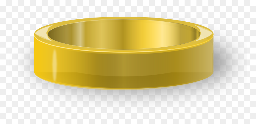 Gold Ring Svg Clip Arts - Clip Art, HD Png Download - gold ring png