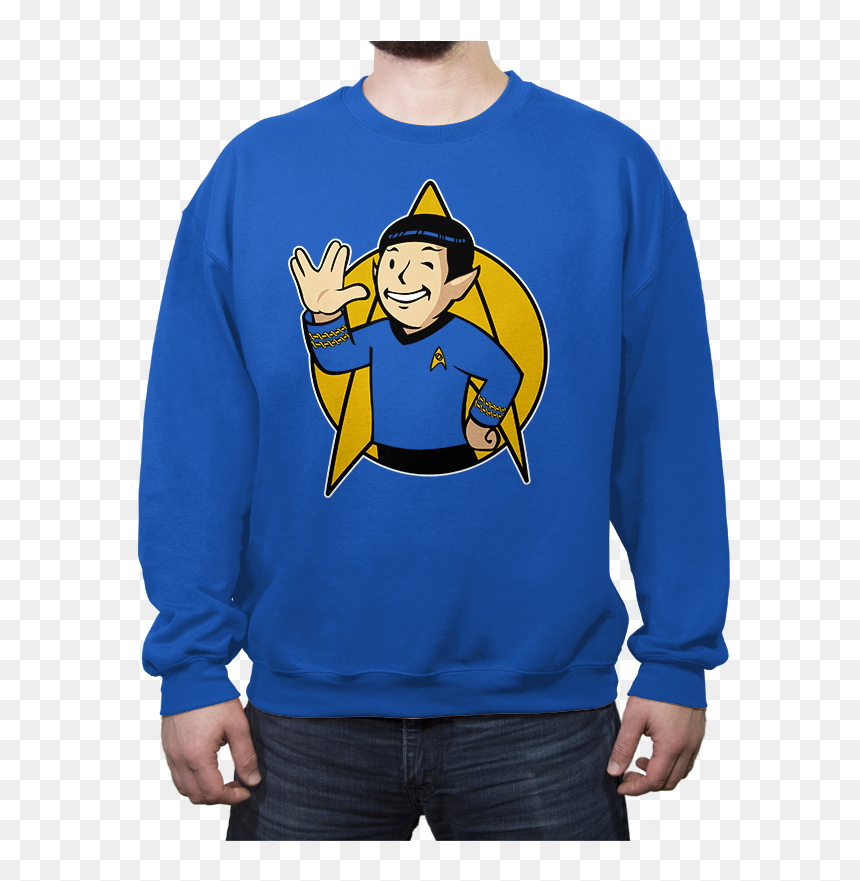 Spock Boy - Crew Neck - Crew Neck - Ript Apparel - - Crew Neck, HD Png Download - spock png