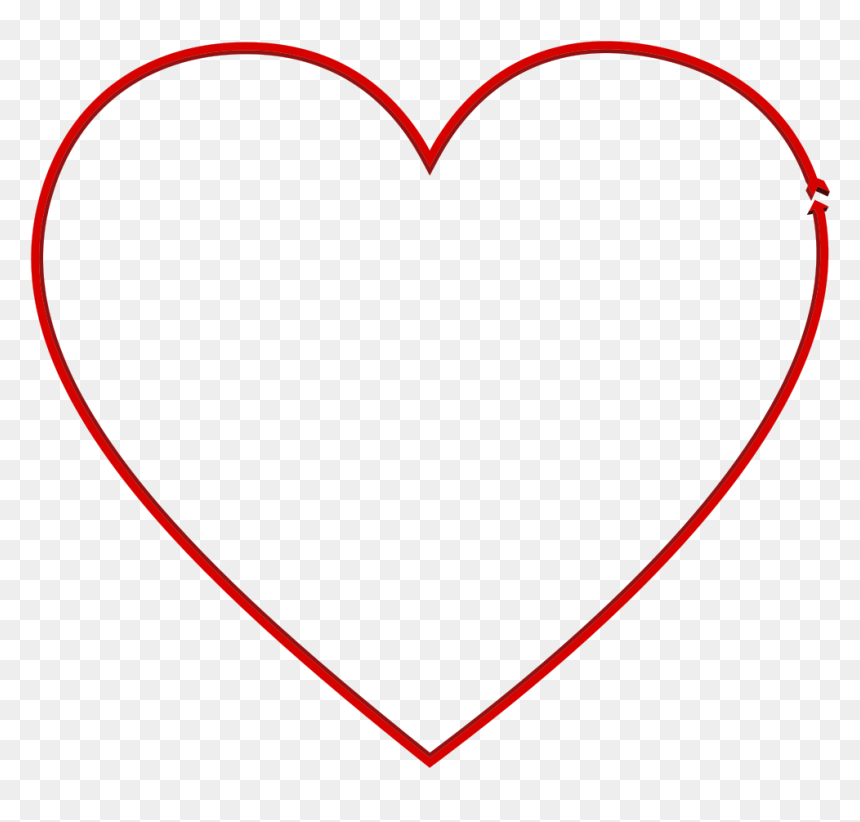 Arrow Heart - Сердце Трафарет, HD Png Download - heart arrow png