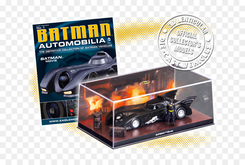 Eaglemoss Batman Automobilia, HD Png Download - batmobile png