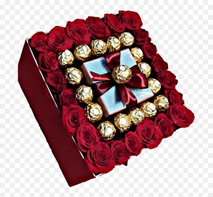 Transparent Present Bow Png - Choclate Gift Hd Png, Png Download - gift bow png