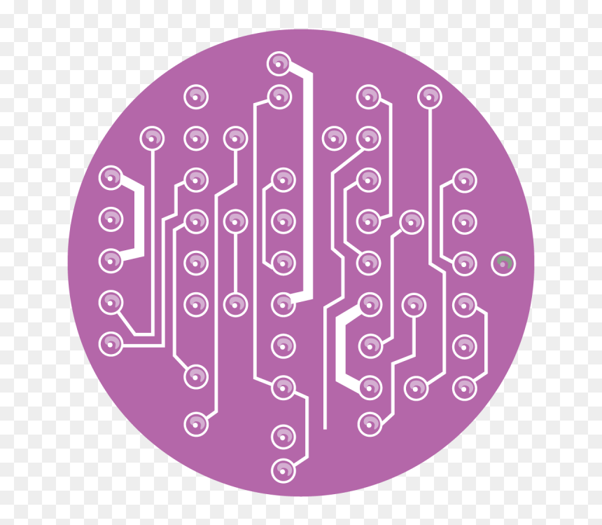 Circle, HD Png Download - circuit board png