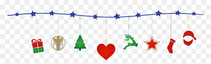 Merry Christmas Lights Png, Transparent Png - holiday garland png