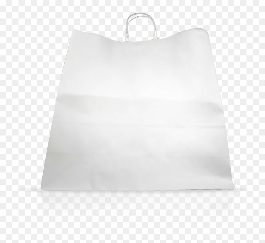 White Paper Bag Twisted Handle Front - Briefcase, HD Png Download - paper bag png