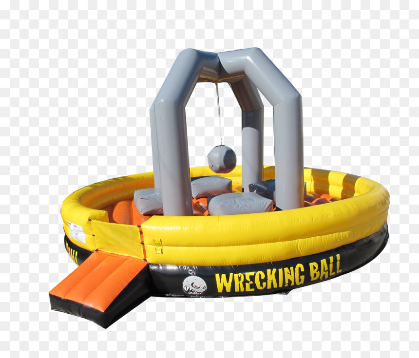 Picture - Wrecking Ball Inflatable Bounce House, HD Png Download - wrecking ball png