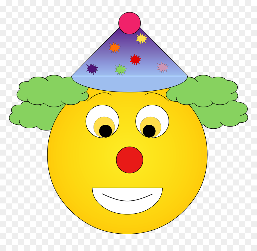 Circus, HD Png Download - clown face png