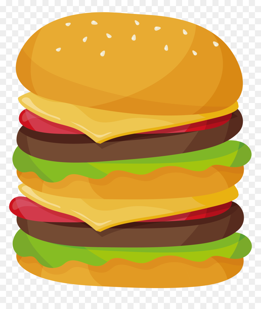 Burger Clipart Burger Mcdonalds, Burger Burger Mcdonalds - Mcdonalds Big Mac Clipart, HD Png Download - big mac png