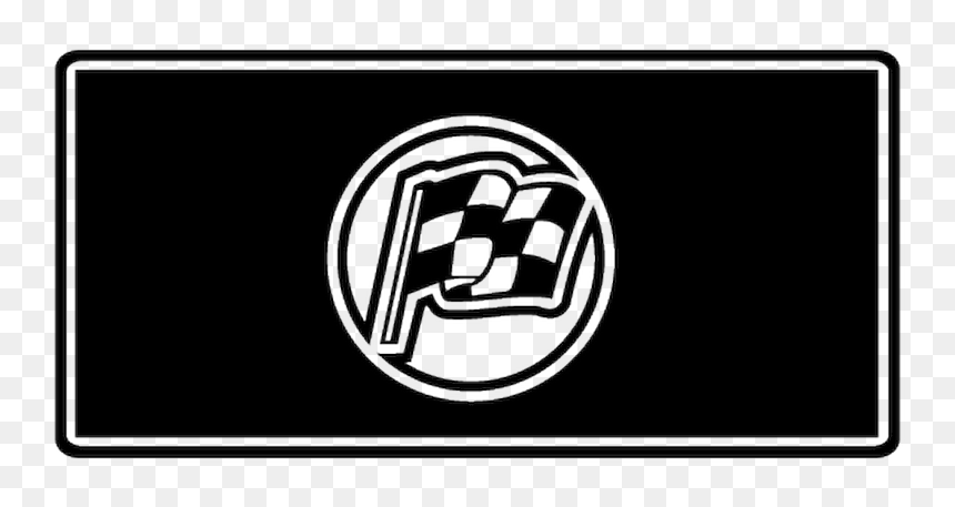 Emblem, HD Png Download - racing flag png