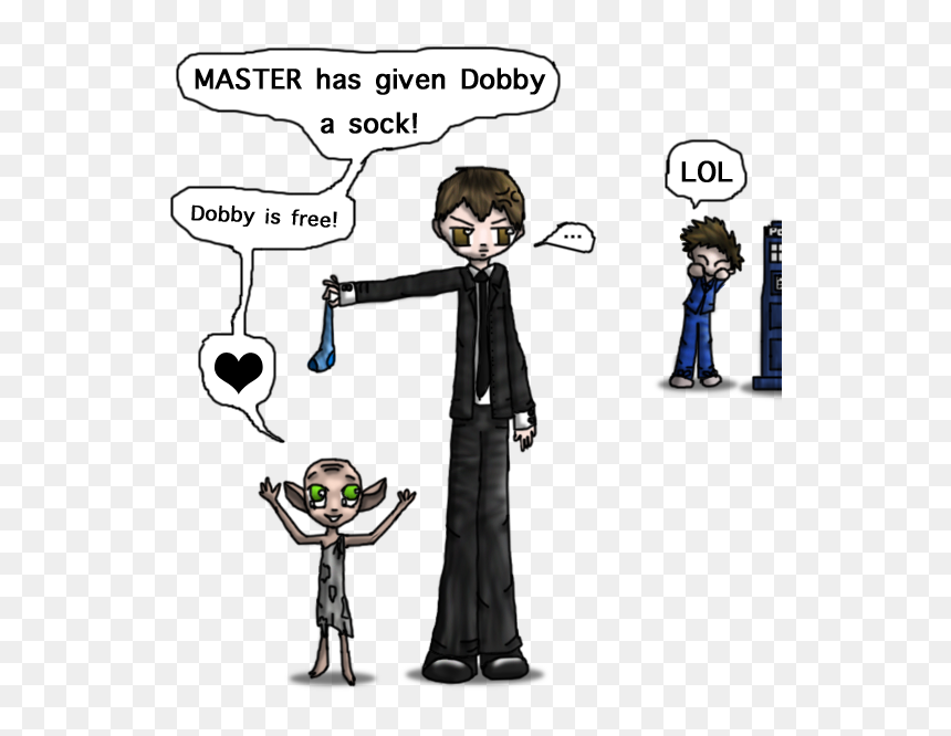 Dobby Is Free - Dobby Through The Movies, HD Png Download - dobby png