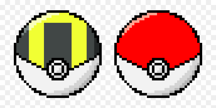 Bidybab Pixel Art, HD Png Download - pokeballs png