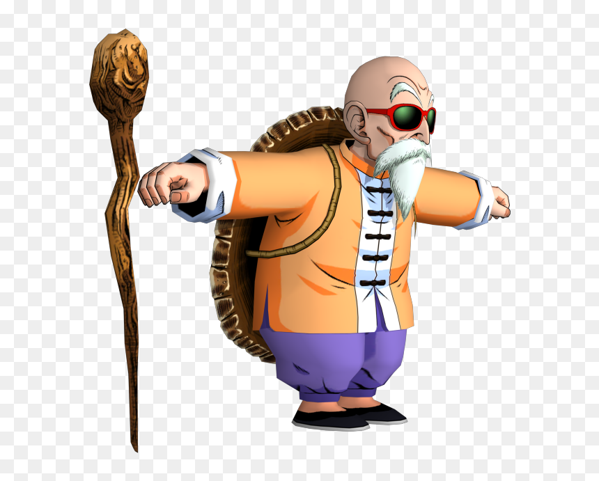 Download Zip Archive - Cartoon, HD Png Download - master roshi png
