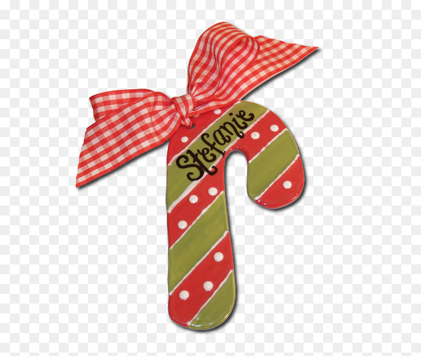 Christmas Candy Cane Ornament - Paper, HD Png Download - candy cane border png