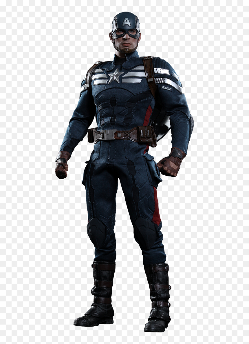 Hot Toys Captain America - Lobo Dc Action Figure, HD Png Download - winter soldier png
