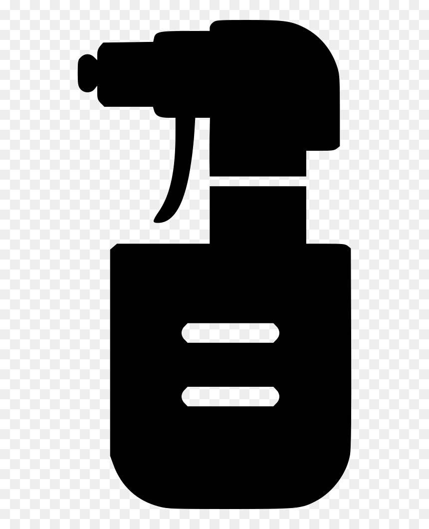 Water Spray Bottle , Png Download - Spray Gun Hitam Putih, Transparent Png - spray bottle png
