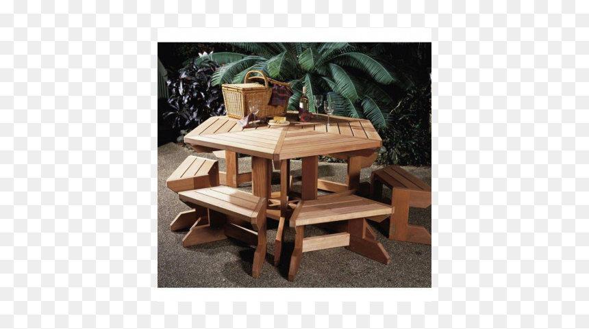 Picnic Bench Tickles Joinery - Picnic Table Plans, HD Png Download - picnic table png