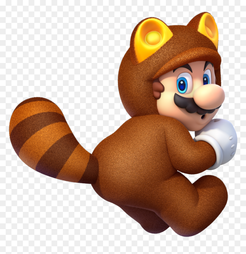 Tanooki Mario, HD Png Download - super mario world png