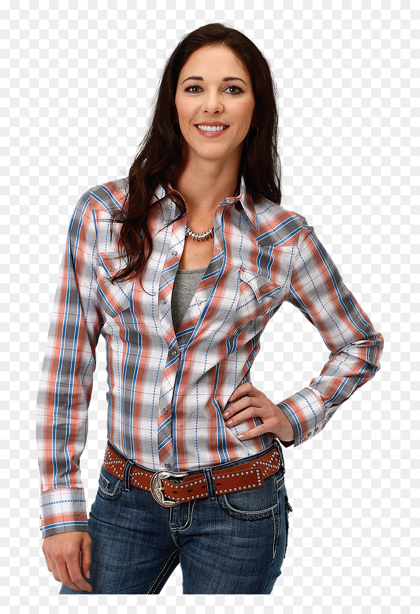 Womens West Made Collection Sunset Dobby Performance - Plaid, HD Png Download - dobby png