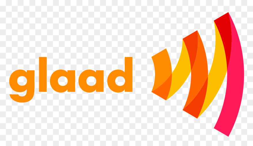 Glaad Logo And Wordmark - Gay And Lesbian Alliance Against Defamation, HD Png Download - grammy award png