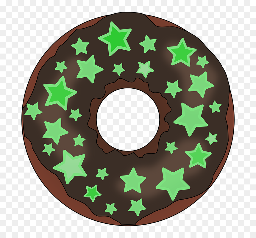 Doughnut, HD Png Download - green glow png