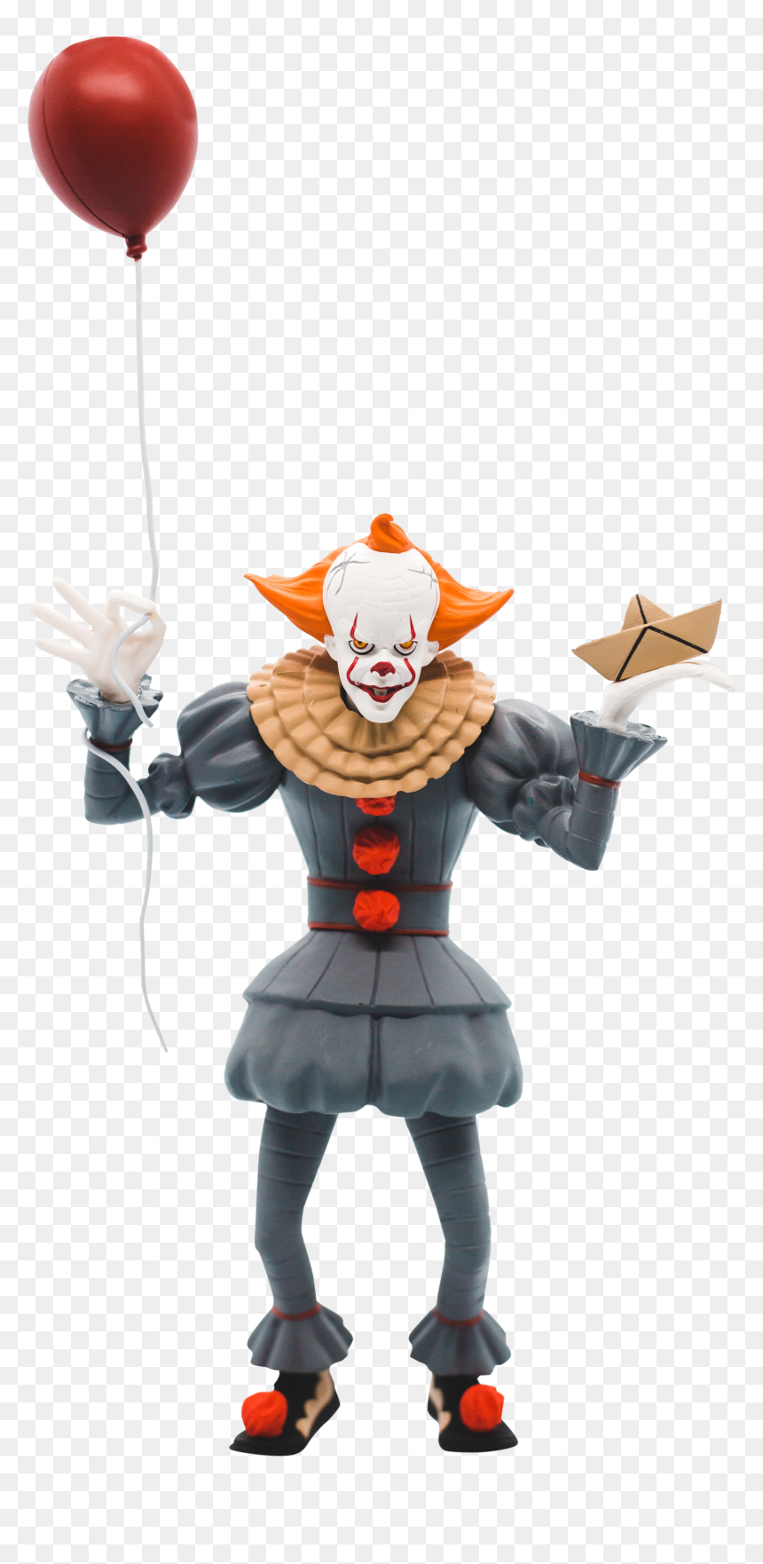 It Clown Toy Figure - Balloon, HD Png Download - clown face png