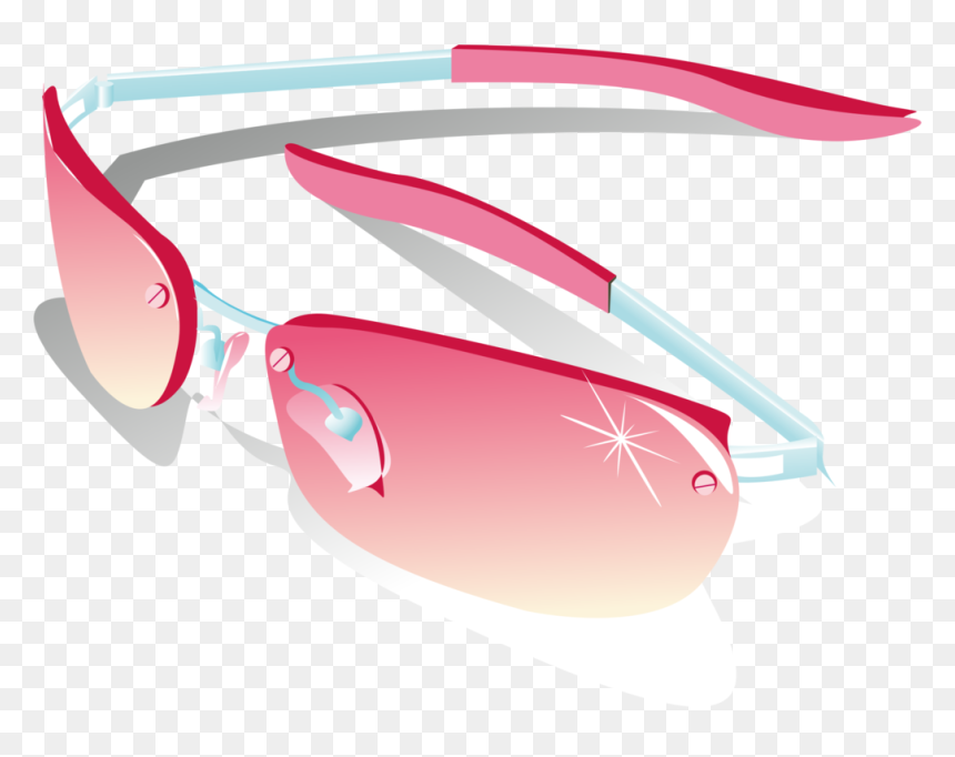 Transparent Pink Sunglasses Clipart - Travel Vector, HD Png Download - shutter shades png