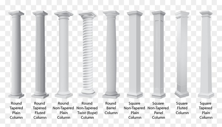 Fiberglass Column Pergolas, HD Png Download - column png