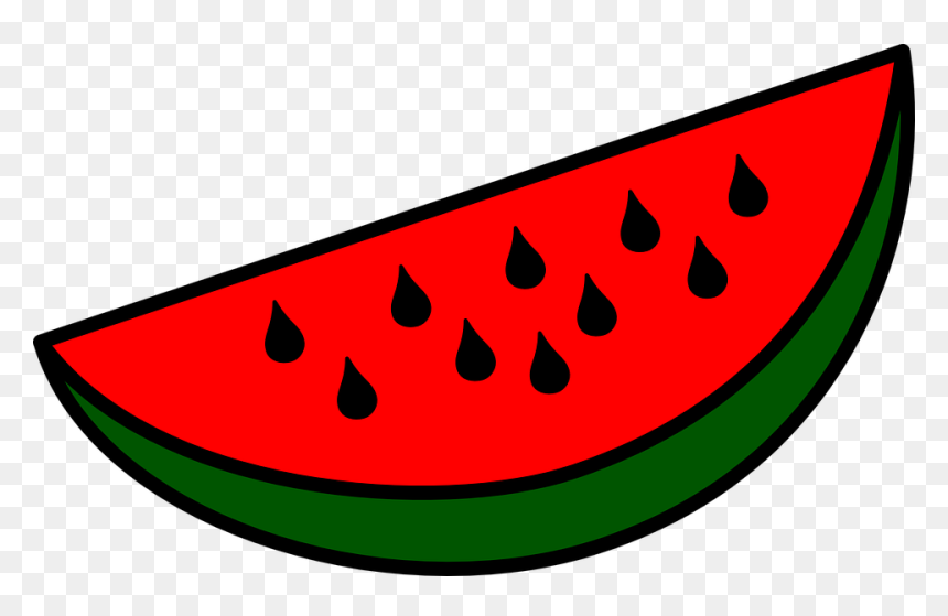 Watermelon Clip Art, HD Png Download - watermelon slice png