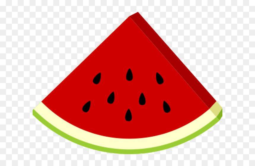 Watermelon Clipart Sliced - نقاشی هندوانه و انار, HD Png Download - watermelon slice png
