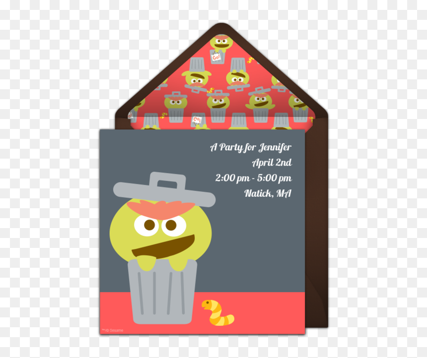 Illustration, HD Png Download - oscar the grouch png