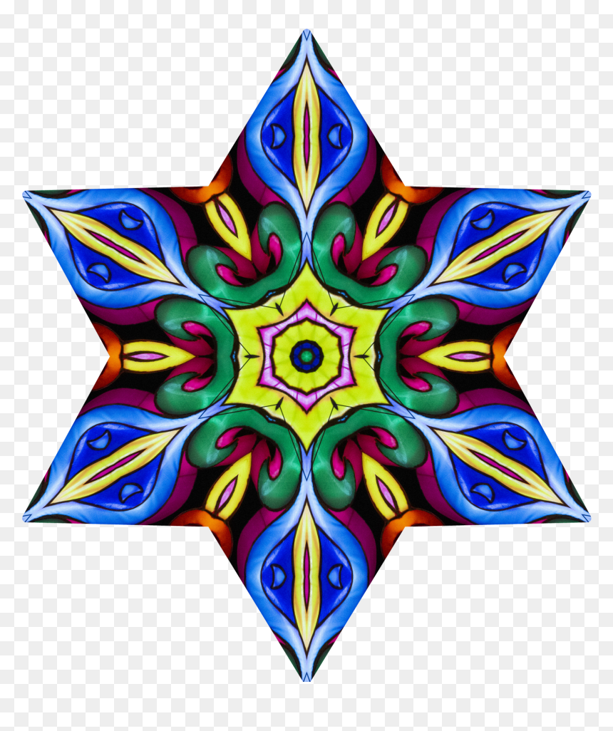 Modelos De Mandalas En Estrella, HD Png Download - star shape png