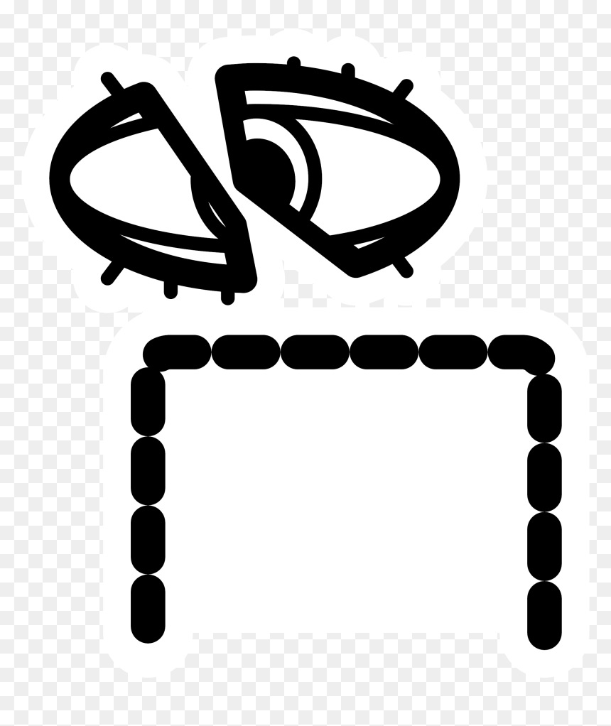 Mono Show Table Column Clip Arts - Invisible Symbol, HD Png Download - column png