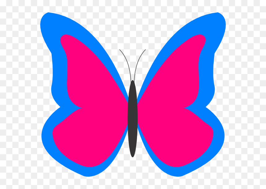 Pink Butterfly Images Hd Photos Clipart - Clip Art Design Butterfly, HD Png Download - pink butterfly png