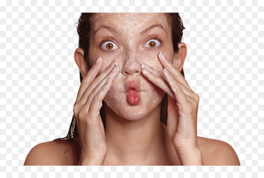 Transparent Surprised Girl Png - St Ives Avocado & Honey Face Scrub, Png Download - surprised png