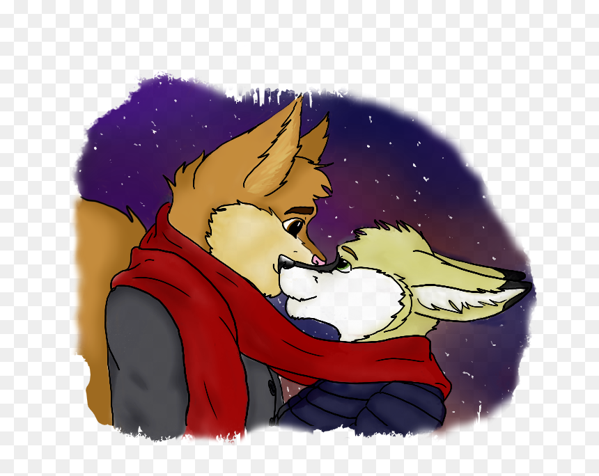 The Red Scarf - Cartoon, HD Png Download - red scarf png