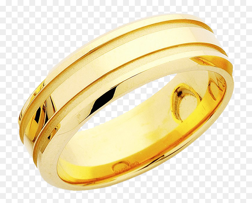 Gold Ring Transparent - Ring, HD Png Download - gold ring png