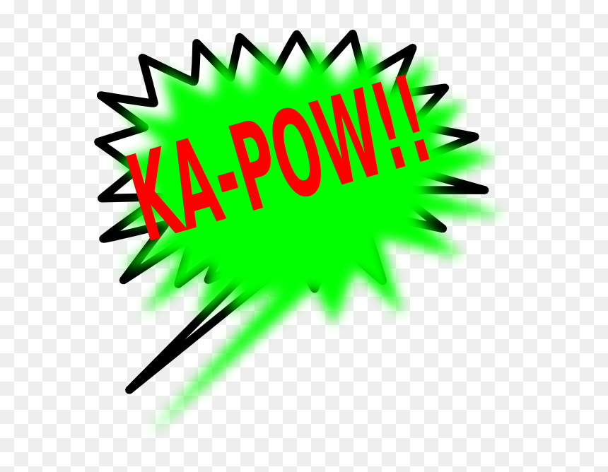 Star Burst Clip Art, HD Png Download - kapow png