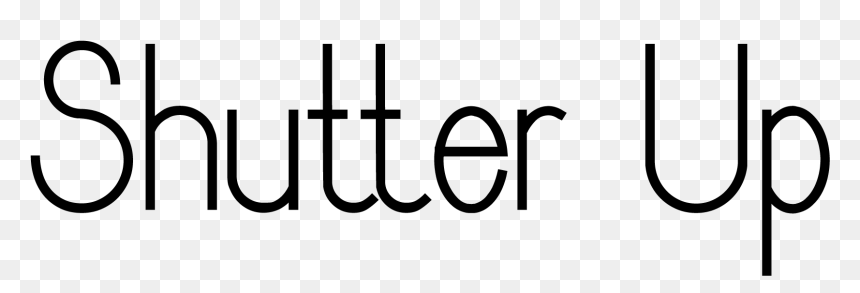 Shutter Up By Fred Dwe - Calligraphy, HD Png Download - shutter shades png