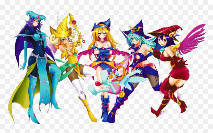 Dark Magician Girls - All Dark Magician Girls, HD Png Download - dark magician png