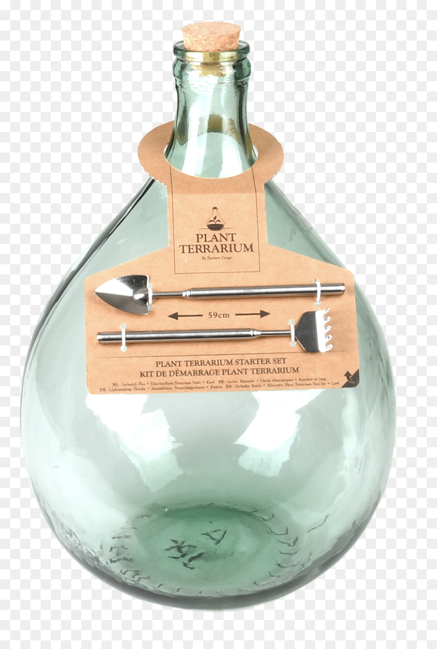 Terrarium Bottle 15 Litre Set - Plant Terrarium Starter Kit, HD Png Download - sprite bottle png
