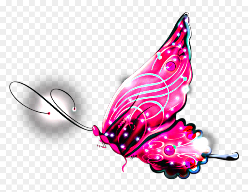 Butterfly Png Image Free Picture Download - 3d Butterfly Png, Transparent Png - pink butterfly png