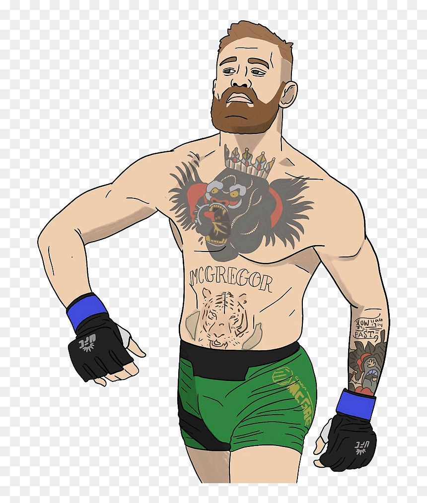 Conor Mcgregor Png - Mcgregor Stickers, Transparent Png - floyd mayweather png