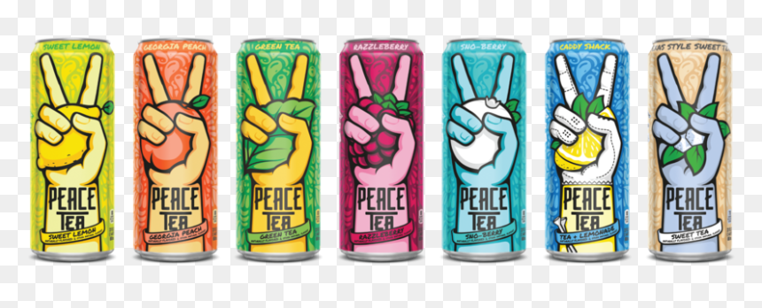 Peacetealineup-01, HD Png Download - arizona iced tea png
