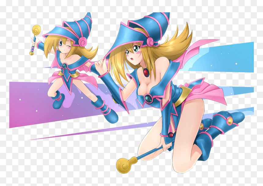 Transparent Dark Magician Png - Hot Yugioh Black Magician Girl, Png Download - dark magician png