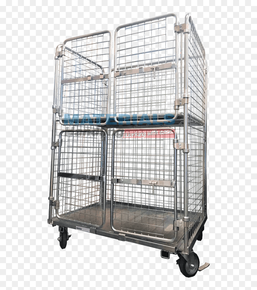 Mrgt01 Goods Trolley - Central Railway Station, HD Png Download - steel cage png